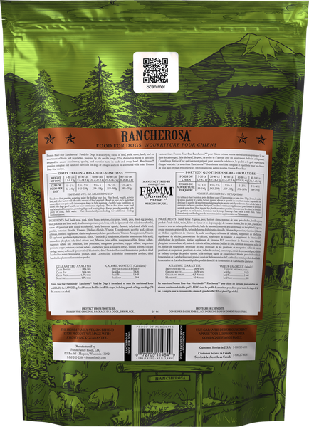 Fromm Four Star Rancherosa Recipe Dry Dog Food