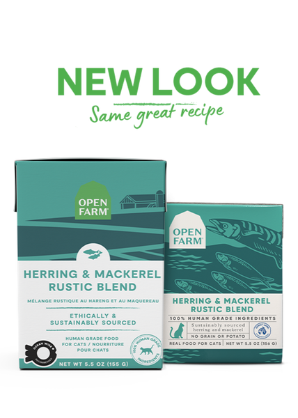 Open Farm Grain Free Rustic Blend Herring and Mackerel Wet Cat Food