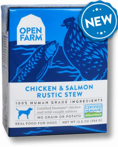 Open Farm Rustic Stew Chicken and Salmon Wet Dog Food