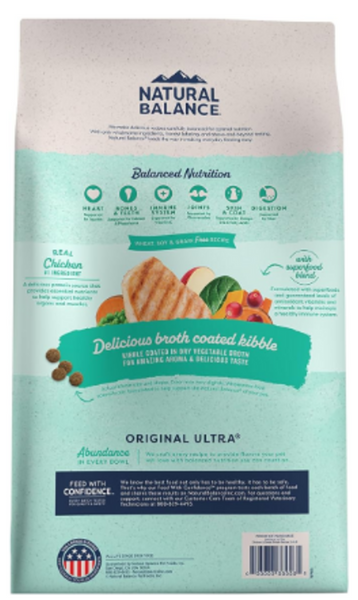 Natural Balance Original Ultra Grain Free Chicken Recipe Dry Dog Food