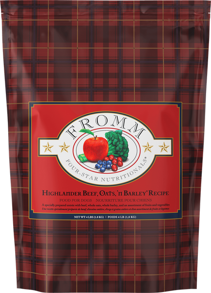 Fromm Four Star Highlander Beef, Oats, 'n Barley Recipe Dry Dog Food