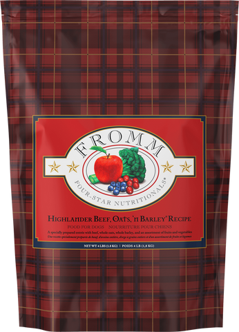 Fromm Four Star Highlander Beef, Oats, 'n Barley Recipe Dry Dog Food
