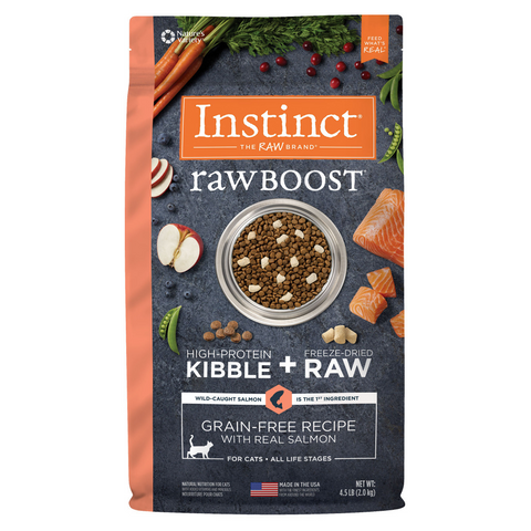 Instinct Raw Boost Grain Free Salmon Dry Cat Food