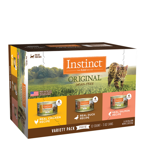 Instinct Grain Free Variety Pack Wet Cat Food