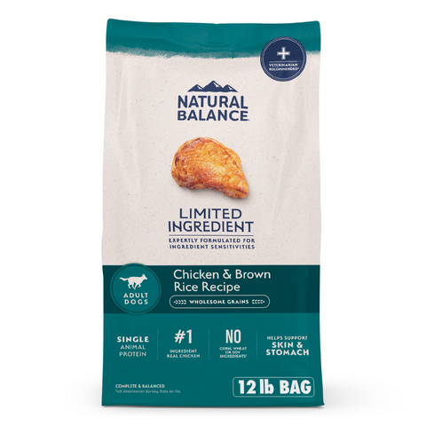 Natural Balance Limited Ingredient Dry Dog Food, Chicken & Brown Rice Recipe