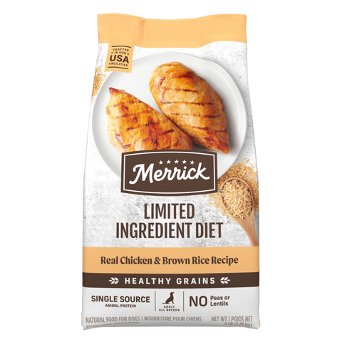 Merrick Limited Ingredient Diet Chicken and Brown Rice Adult Dry Dog Food