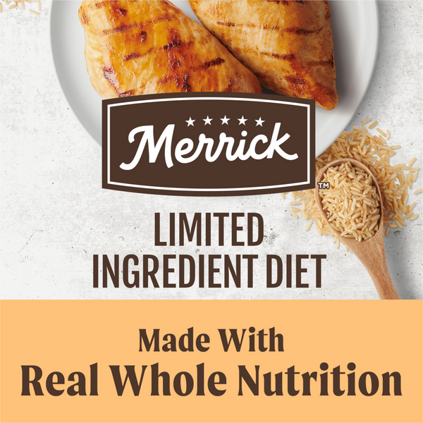 Merrick Limited Ingredient Diet Chicken and Brown Rice Adult Dry Dog Food