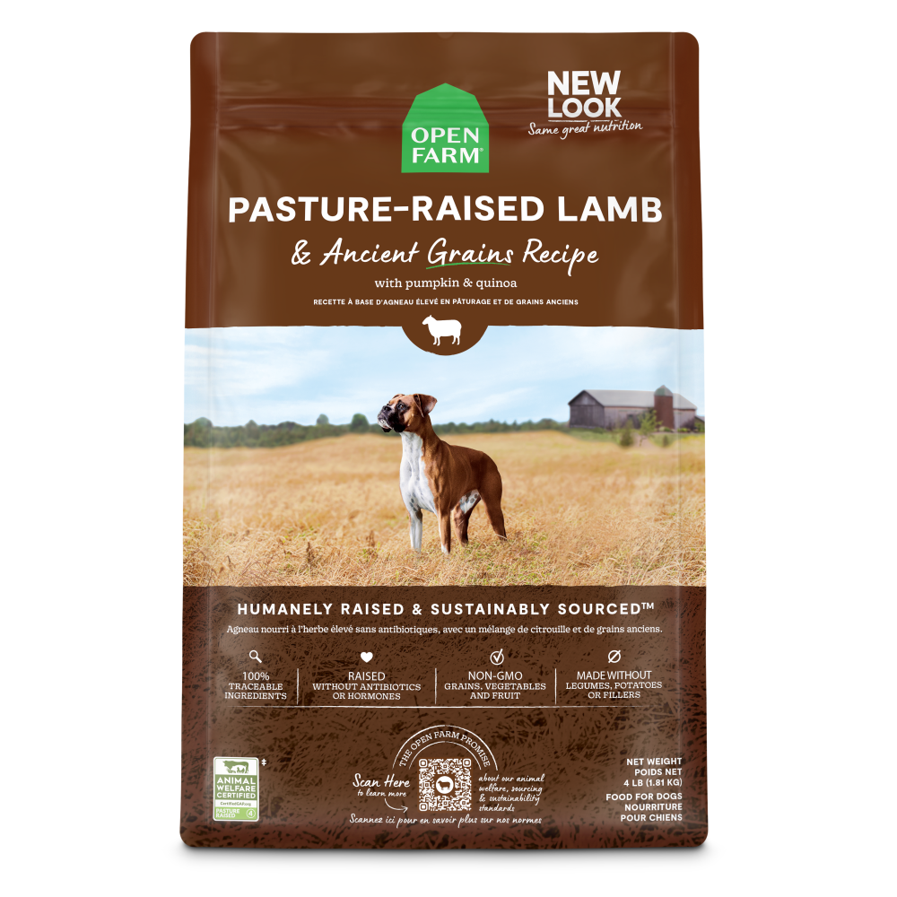 Open Farm Pasture Raised Lamb and Ancient Grains Dry Dog Food