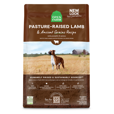 Open Farm Pasture Raised Lamb and Ancient Grains Dry Dog Food