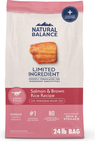 Natural Balance Limited Ingredient Dry Dog Food, Salmon & Brown Rice Recipe