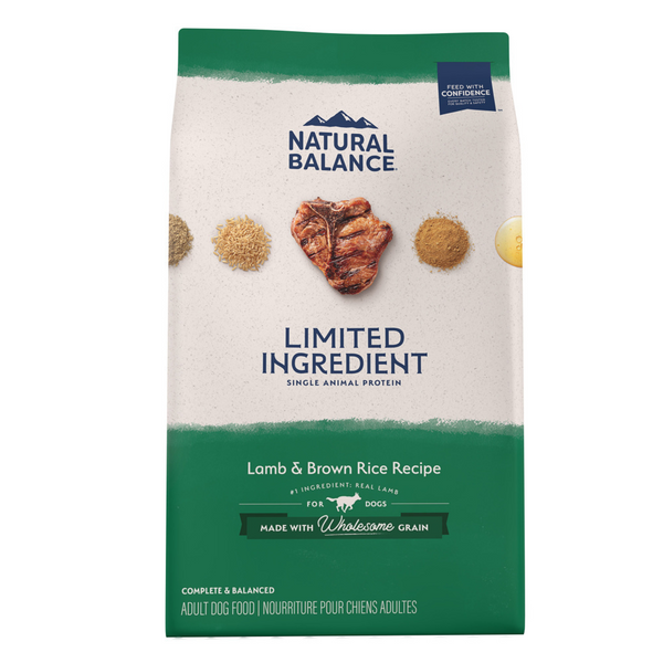 Natural Balance Limited Ingredient Dry Dog Food, Lamb & Brown Rice Recipe