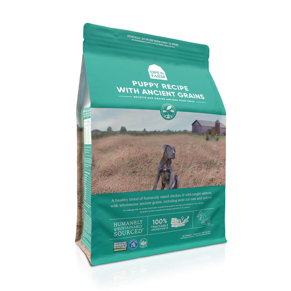 Open Farm Chicken Salmon and Ancient Grains Dry Puppy Food