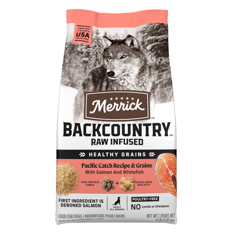 Merrick Backcountry Healthy Grains Pacific Catch Adult Dry Dog Food