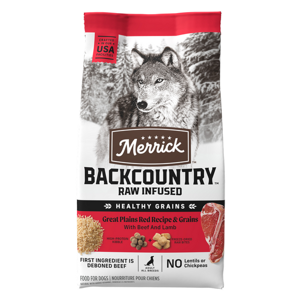 Merrick Backcountry Great Plains Healthy Grain Red Meat Adult Dry Dog Food