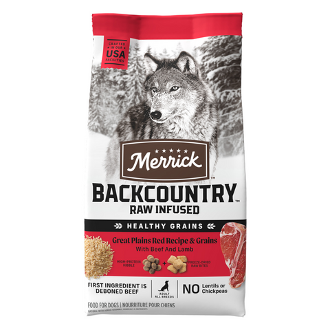 Merrick Backcountry Great Plains Healthy Grain Red Meat Adult Dry Dog Food