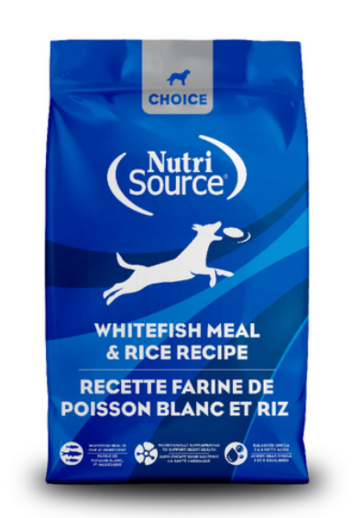 NutriSource Choice Whitefish Meal & Rice Recipe Dry Dog Food