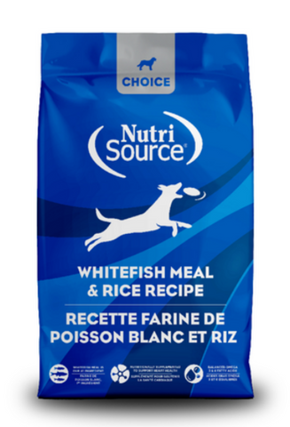 NutriSource Choice Whitefish Meal & Rice Recipe Dry Dog Food