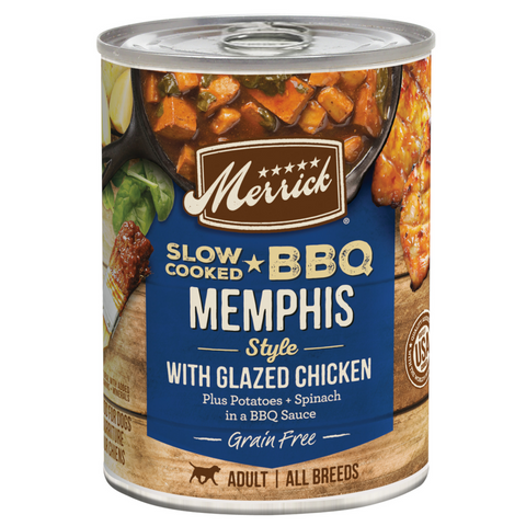Merrick Grain Free Memphis BBQ Chicken Adult Wet Dog Food