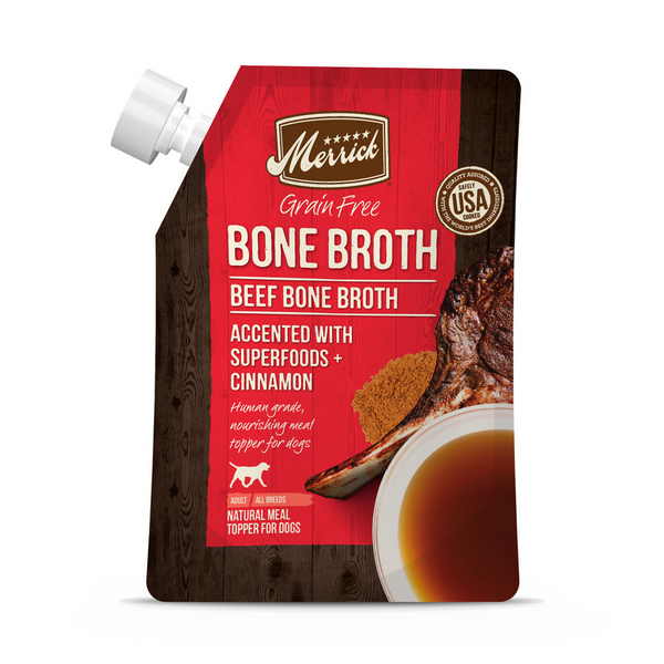 Merrick Beef Bone Broth Wet Dog Food Topper
