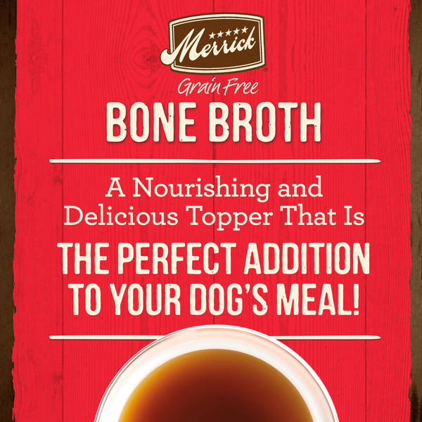 Merrick Beef Bone Broth Wet Dog Food Topper