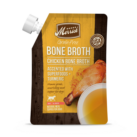 Merrick Chicken Bone Broth Wet Dog Food Topper