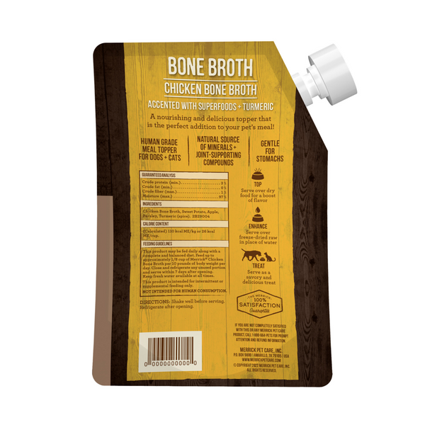Merrick Chicken Bone Broth Wet Dog Food Topper