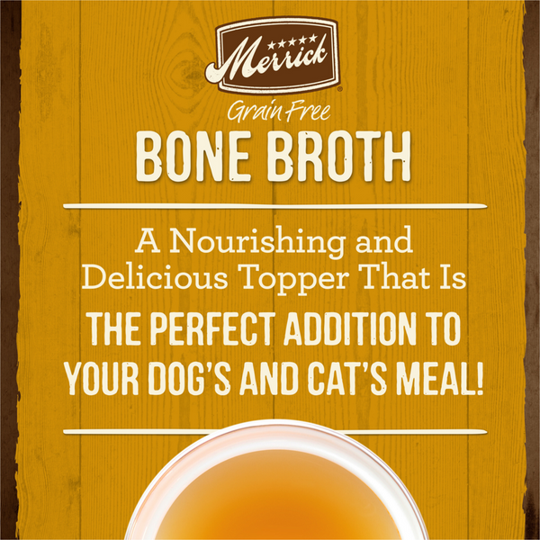 Merrick Chicken Bone Broth Wet Dog Food Topper