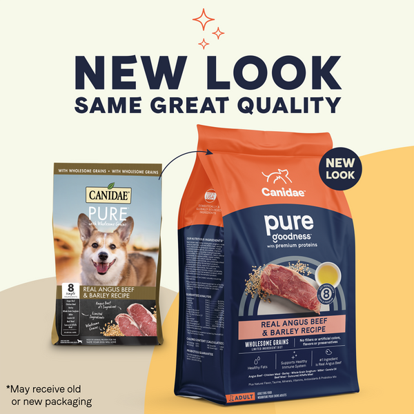 Canidae Pure Farm To Bowl Grass-Fed Beef & Barley Recipe Dog Food