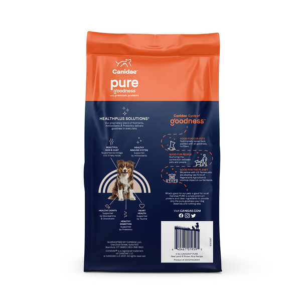 Canidae Pure Goodness Real Lamb & Brown Rice Recipe Adult Dry Dog Food