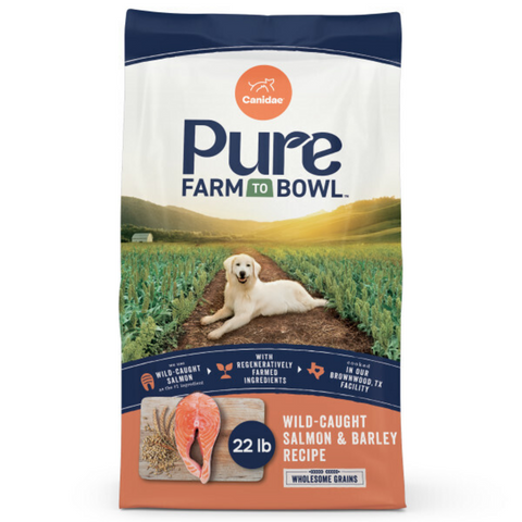 Canidae Pure Farm to Bowl Wild-Caught Salmon & Barley Recipe Dog Food