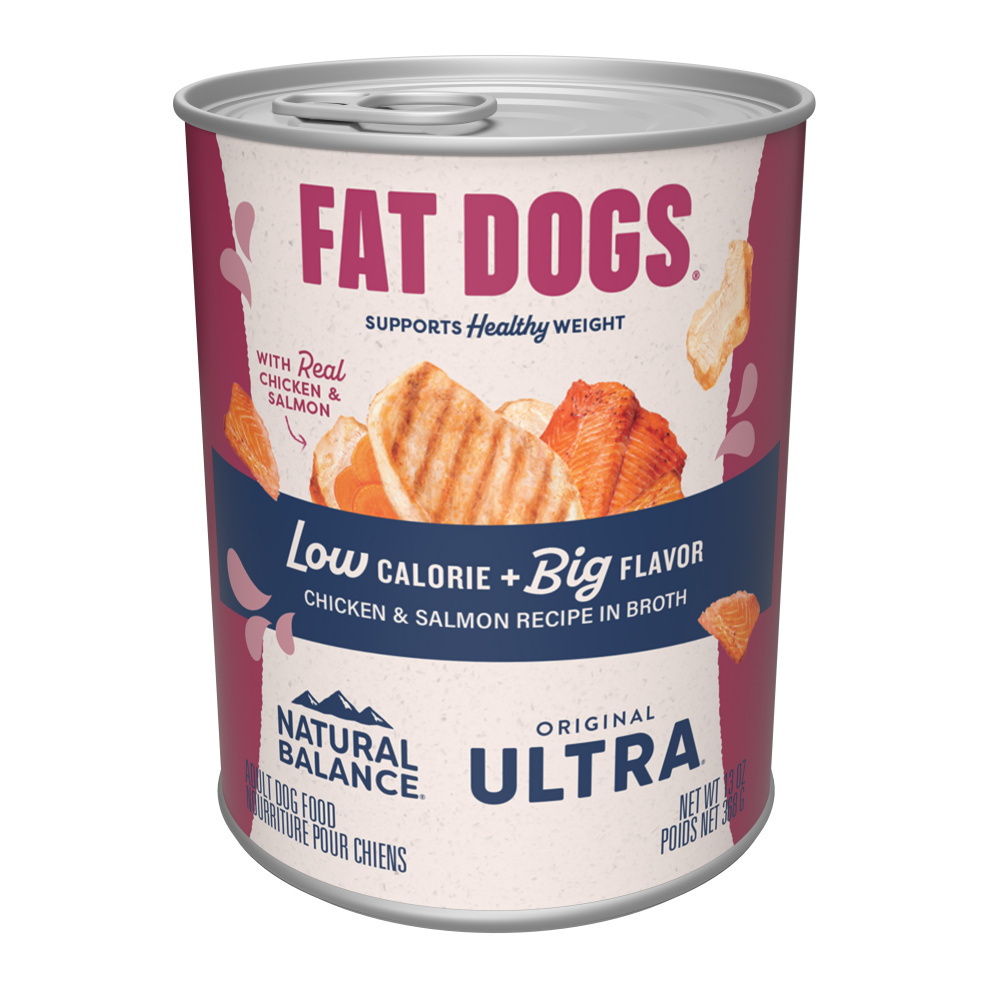Natural Balance Original Ultra Fat Dogs Wet Dog Food, Chicken & Salmon Recipe in Broth