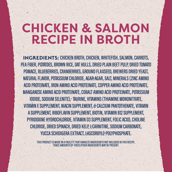 Natural Balance Original Ultra Fat Dogs Wet Dog Food, Chicken & Salmon Recipe in Broth