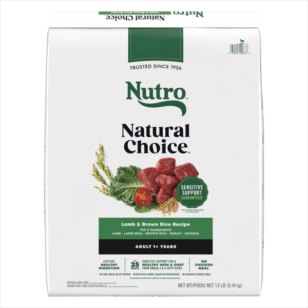 Nutro Natural Choice Adult Lamb & Brown Rice Recipe Dry Dog Food