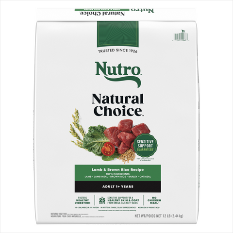 Nutro Natural Choice Adult Lamb & Brown Rice Recipe Dry Dog Food