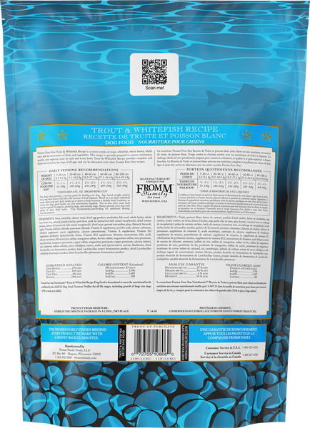 Fromm Four Star Trout & Whitefish Recipe Dry Dog Food