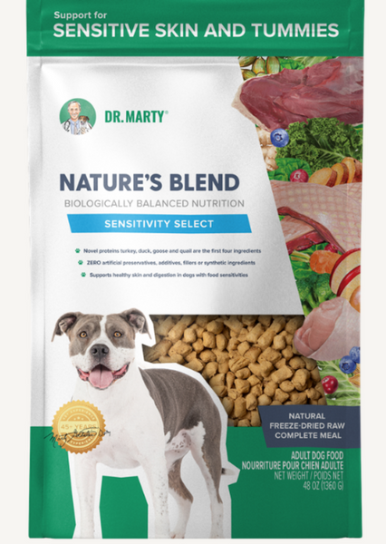 Dr. Marty Nature's Blend Sensitivity Select Freeze Dried Raw Dog Food