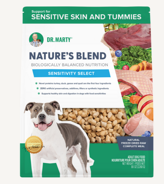 Dr. Marty Nature's Blend Sensitivity Select Freeze Dried Raw Dog Food