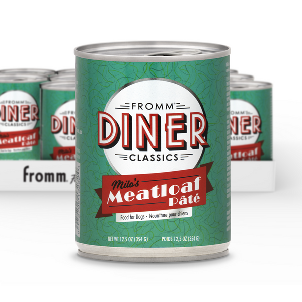Fromm Diner Classics Milo's Meatloaf Pate Canned Dog Food