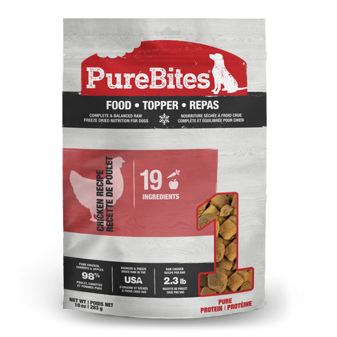 PureBites Dog Food Topper Chicken Recipe