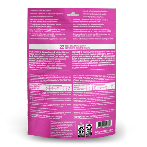 PureBites Salmon Recipe Cat Food/Topper