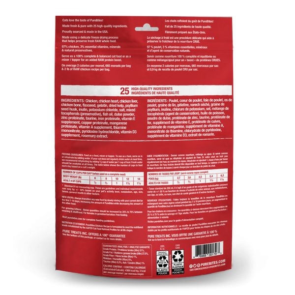 PureBites Cat Food Topper Chicken Recipe