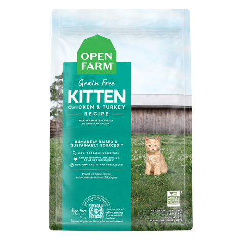 Open Farm Grain Free Chicken and Turkey Dry Kitten Food