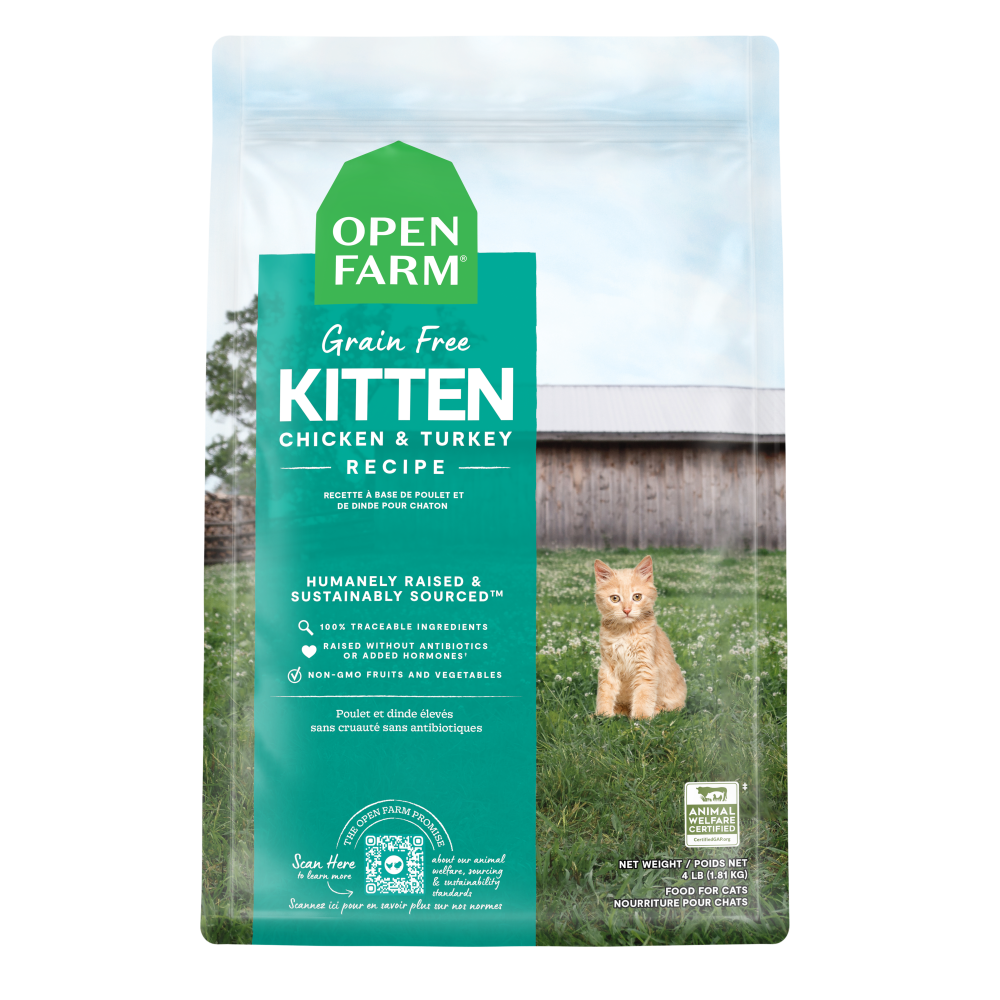 Open Farm Grain Free Chicken and Turkey Dry Kitten Food
