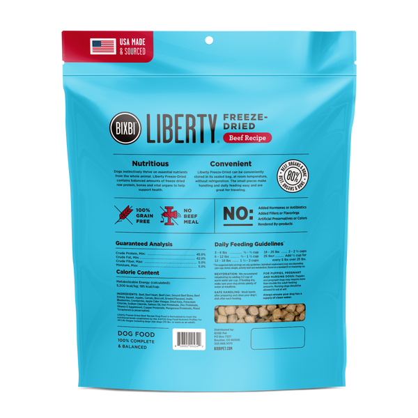 BIXBI LIBERTY Beef Freeze Dried