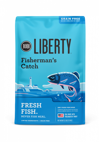 Bixbi Liberty Fisherman's Catch Kibble Dry Dog Food