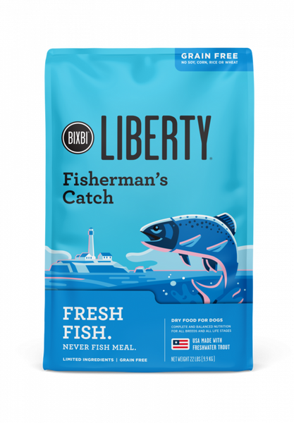 Bixbi Liberty Fisherman's Catch Kibble Dry Dog Food