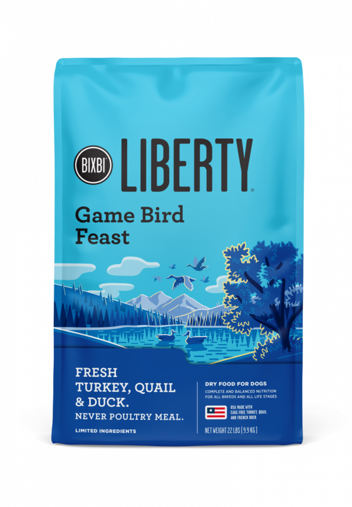 Bixbi Liberty Gamebird Feast Kibble Dog Food