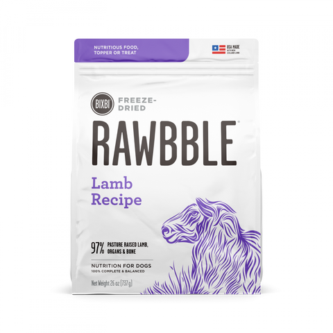Bixbi Rawbble Freeze Dried  Lamb Dog Food