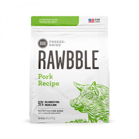 BIXBI Rawbble Freeze Dried Pork