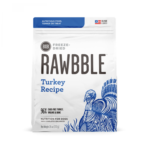 BIXBI Rawbble Freeze Dried Turkey